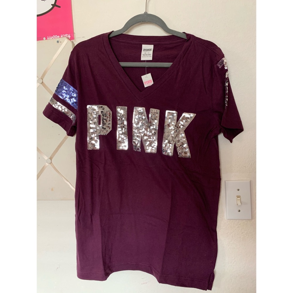 VS Pink sequin t shirt